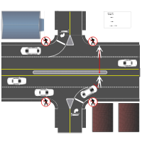 Crossing Road Accident Reconstruction