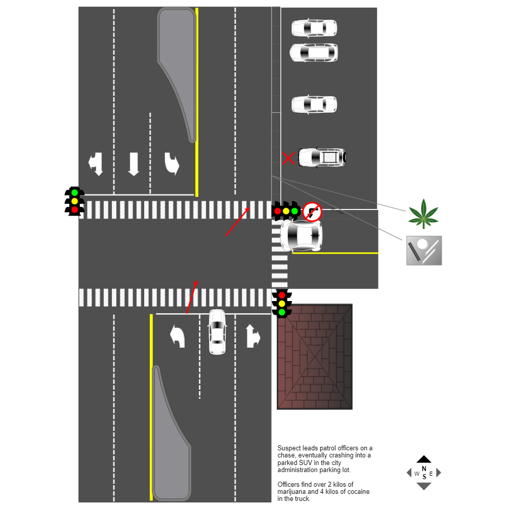 Example Image: Patrol Chase Accident Reconstruction