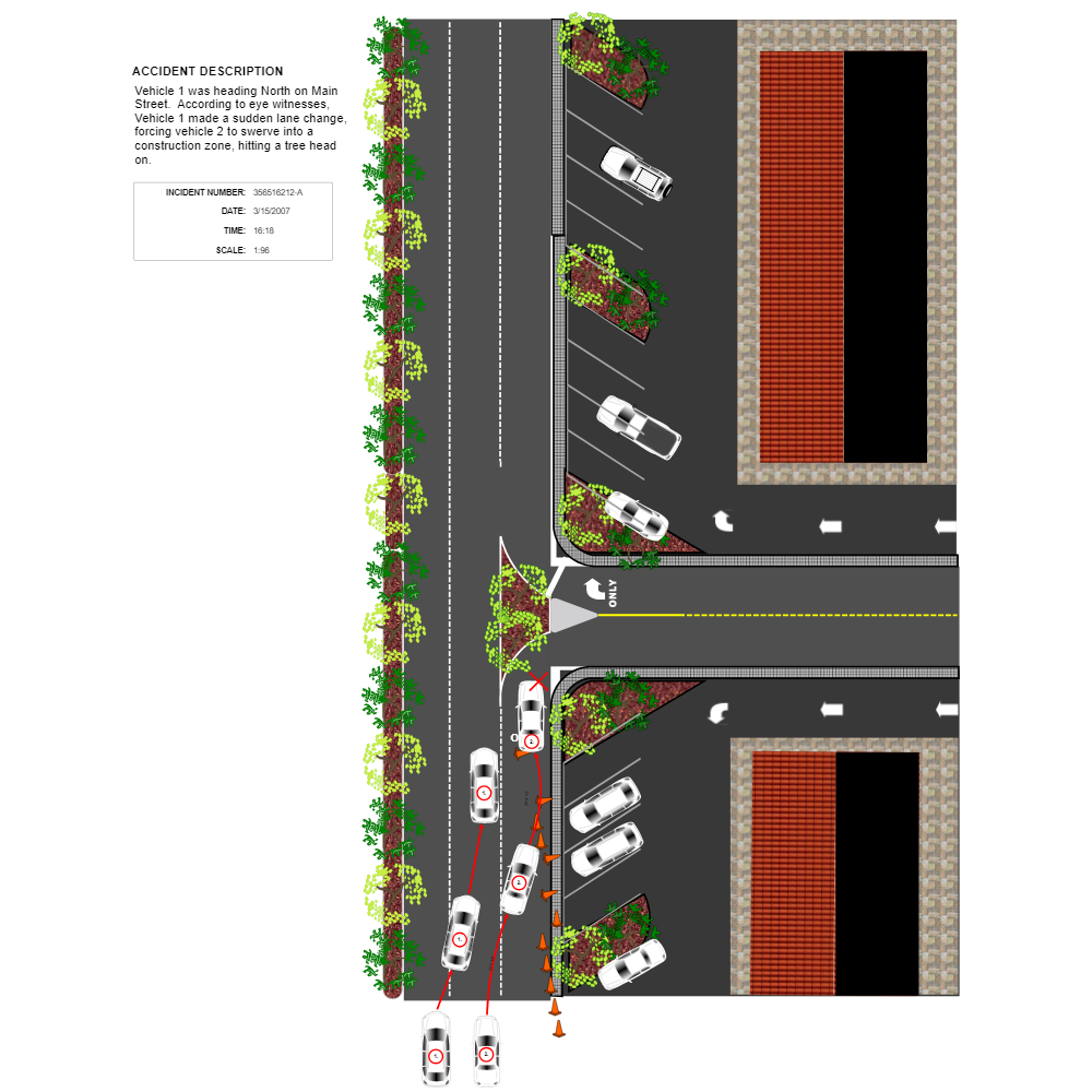 Example Image: Street Accident Reconstruction