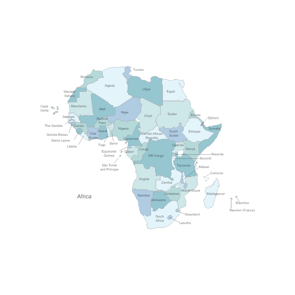 Example Image: Africa Map