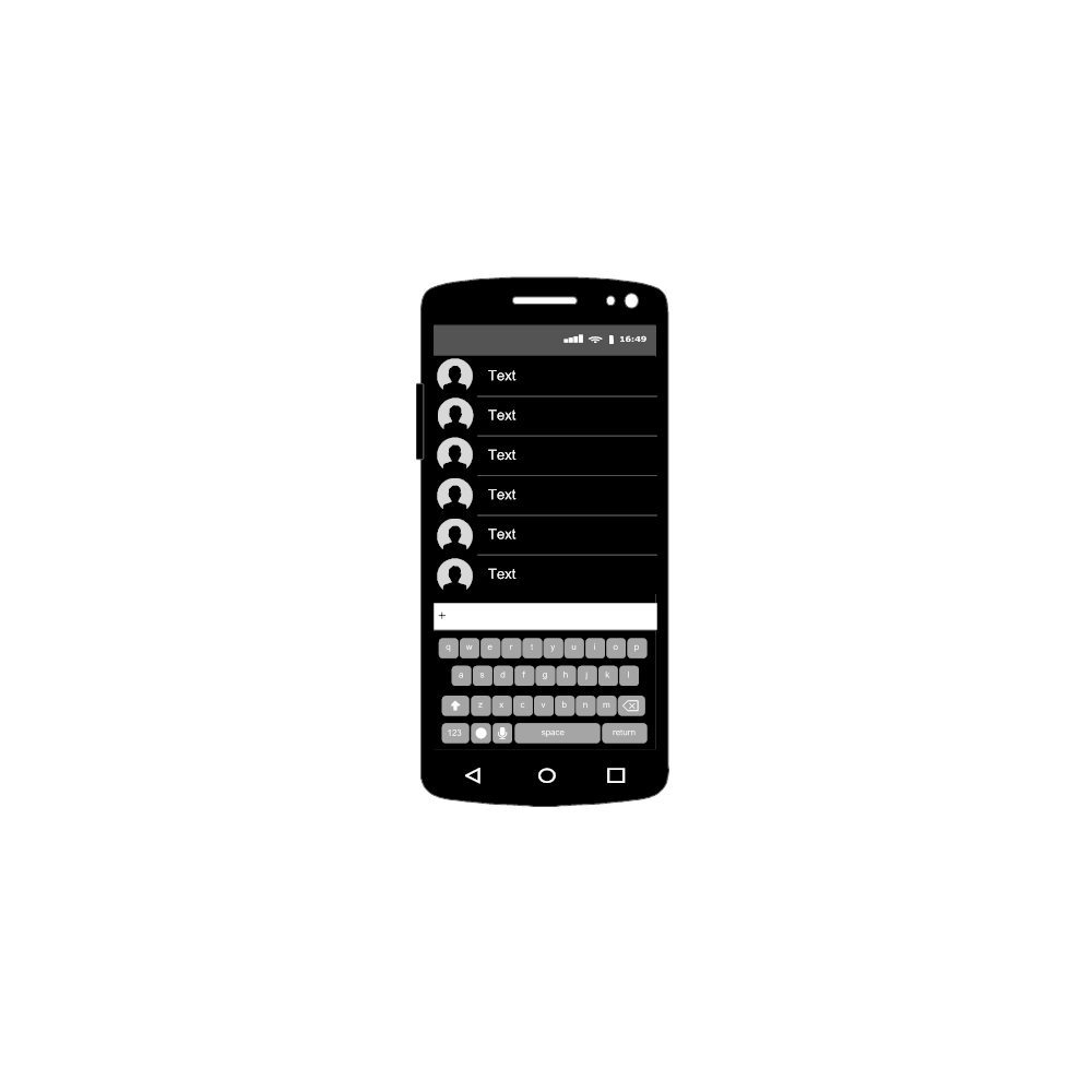 Example Image: Android - Contacts