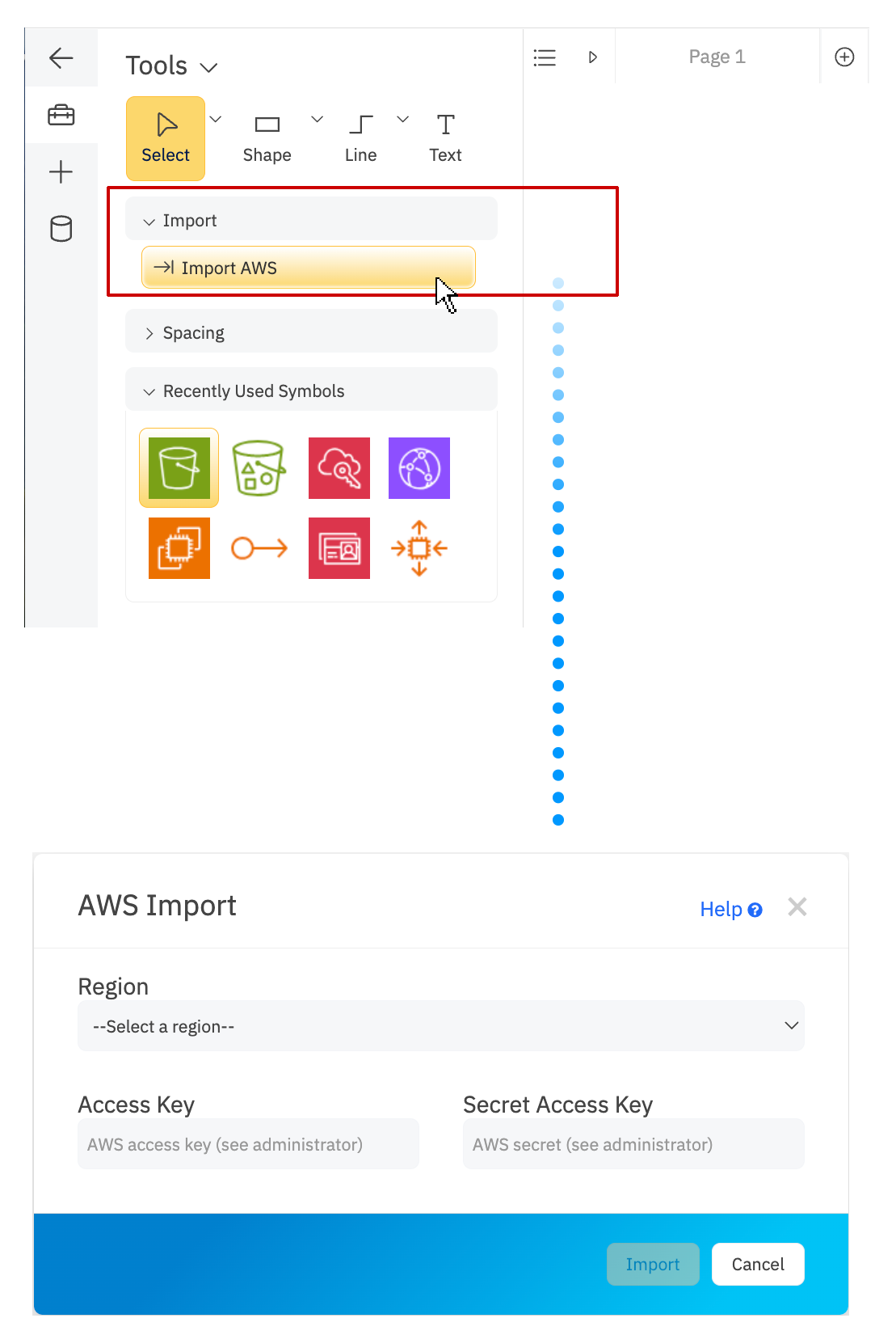 Import AWS data