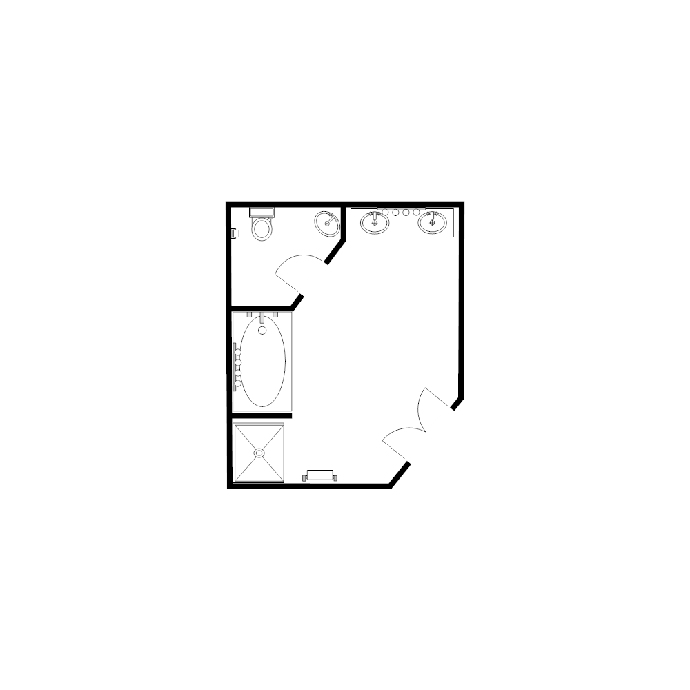 Example Image: Bathroom Floor Plan