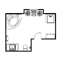 Floor Plan Templates,Simple Flower Corner Border Design Black And White