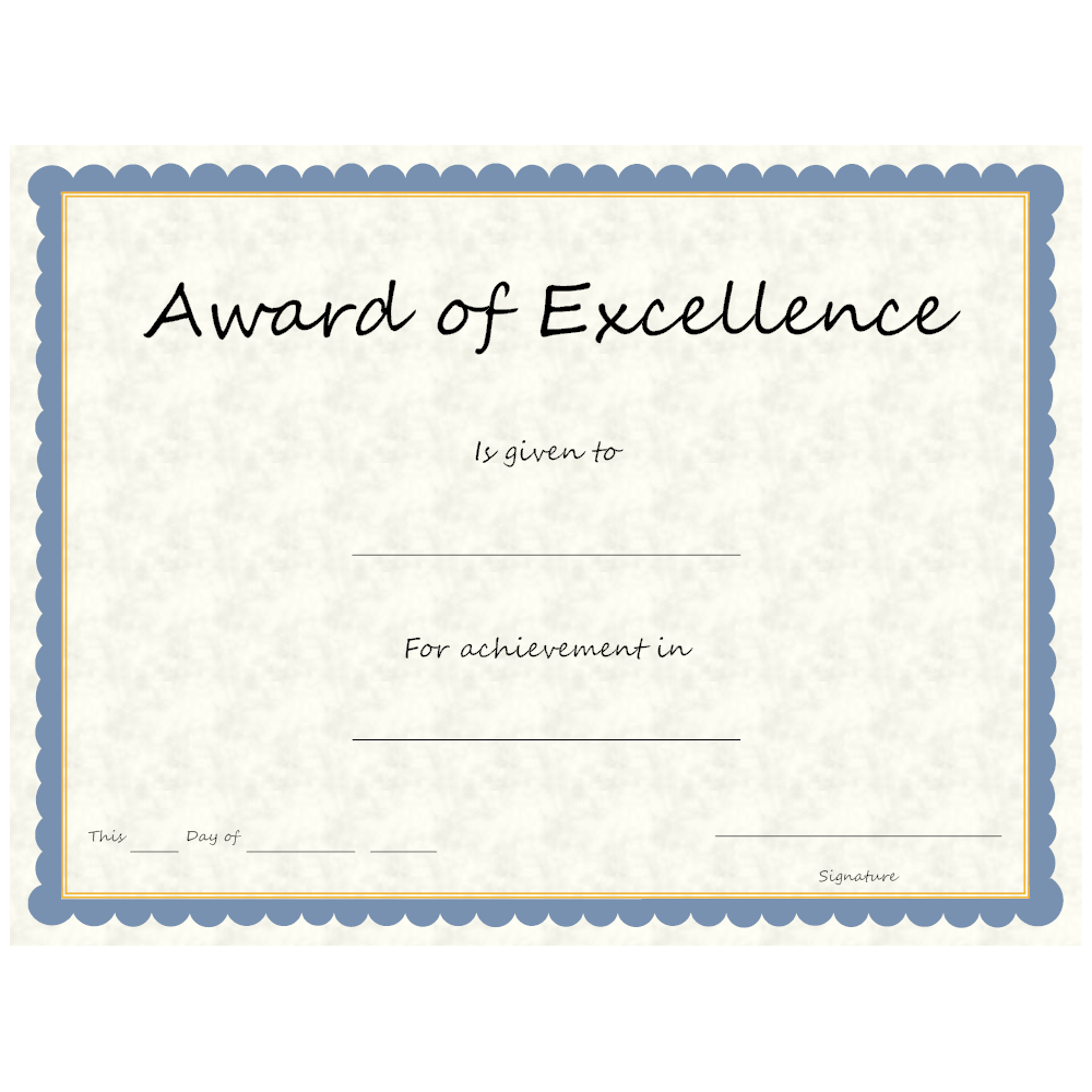 Award of Excellence