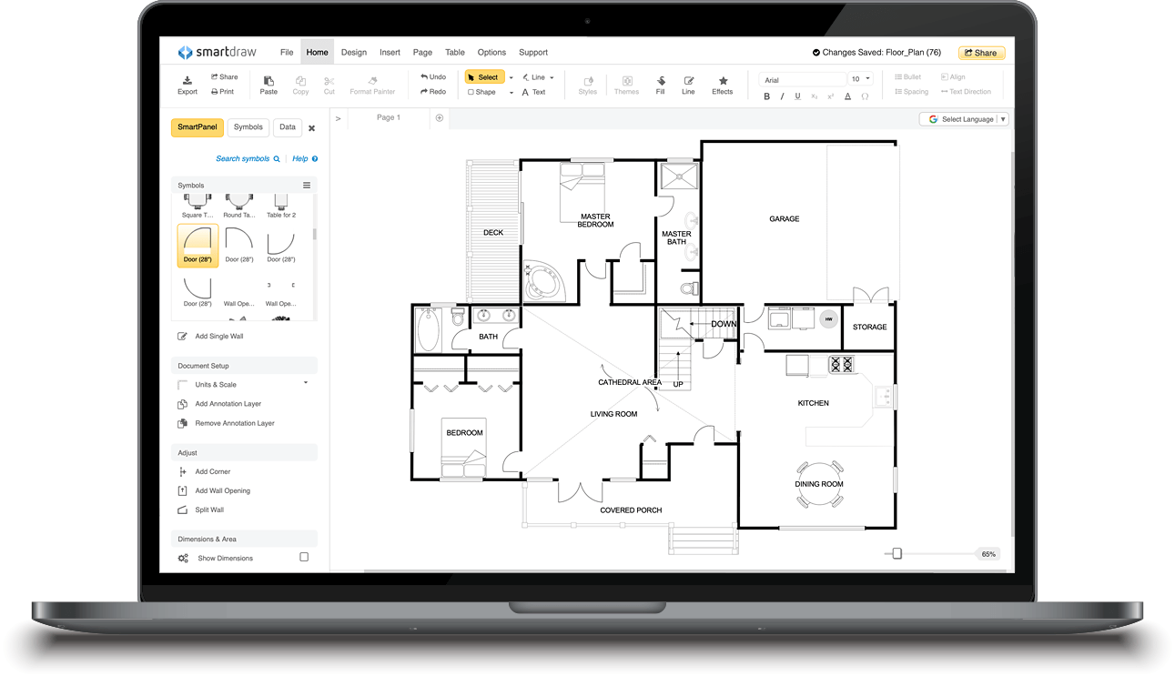 Smartdraw Create Flowcharts Floor Plans And Other Diagrams On