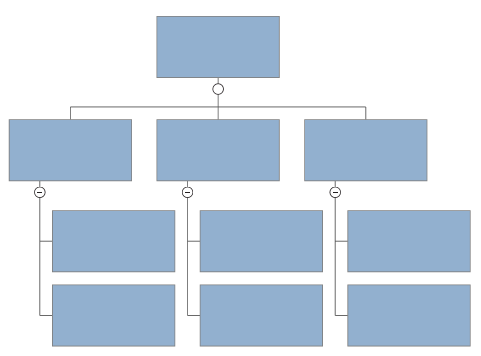 VisualScript tree diagram many shapes