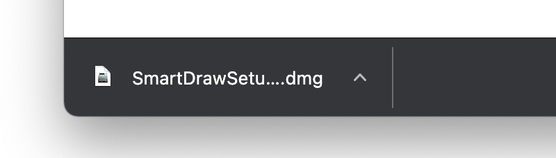 Download SmartDraw in Chrome on Mac