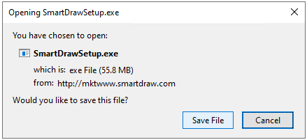 Firefox download prompt