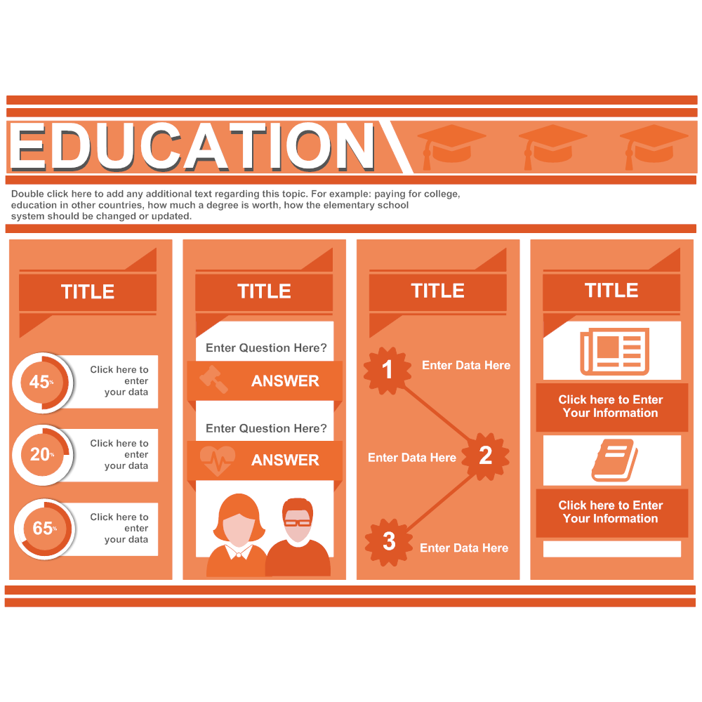 Example Image: Education Infographic with Columns
