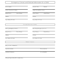 Medical Information Form Template from wcs.smartdraw.com