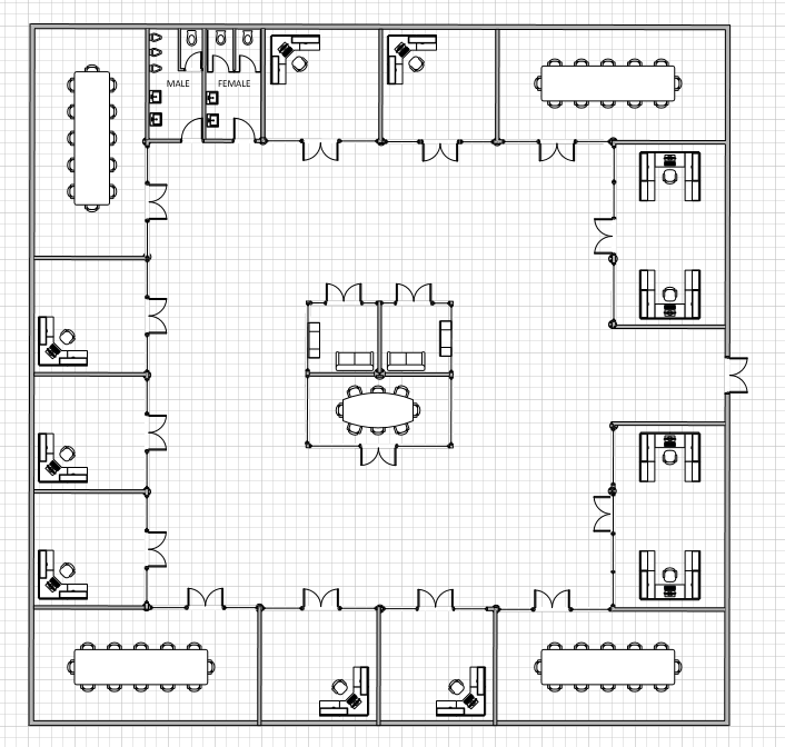 Floor Plan in Visio