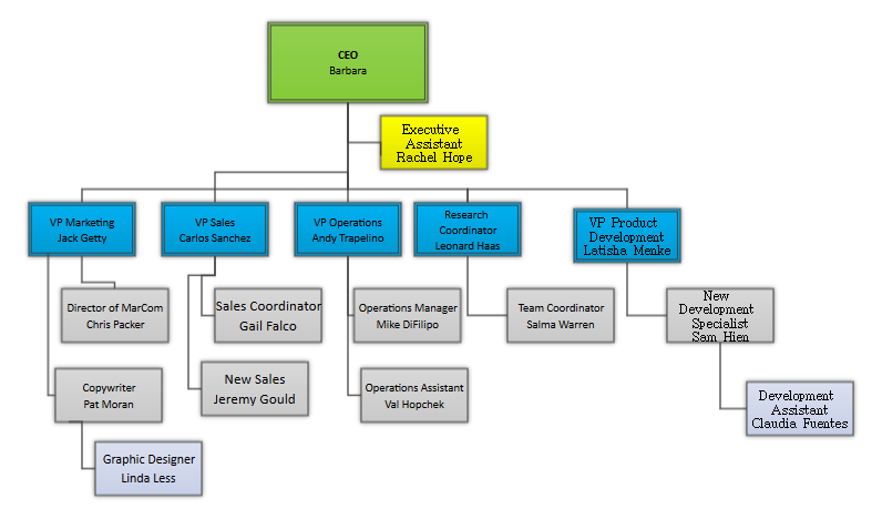 temperare-melone-descrizione-dellattivit-organization-chart-excel