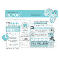 Worldwide Report Infographic Template