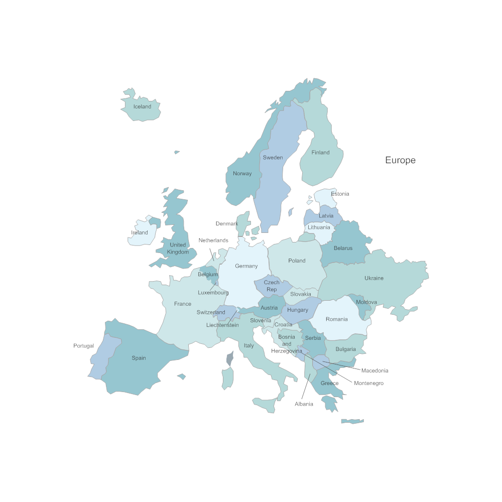 Example Image: Europe Map