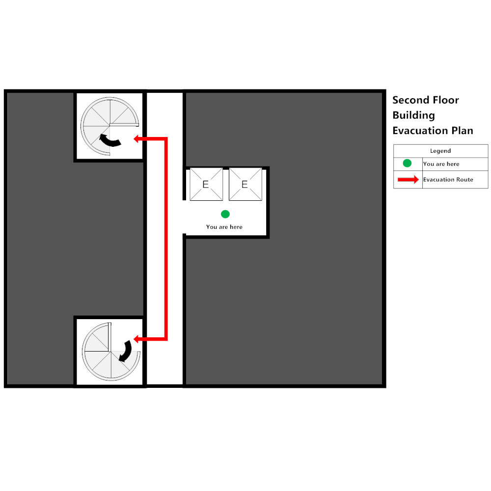 Example Image: Building - Second Floor Elevator Plan