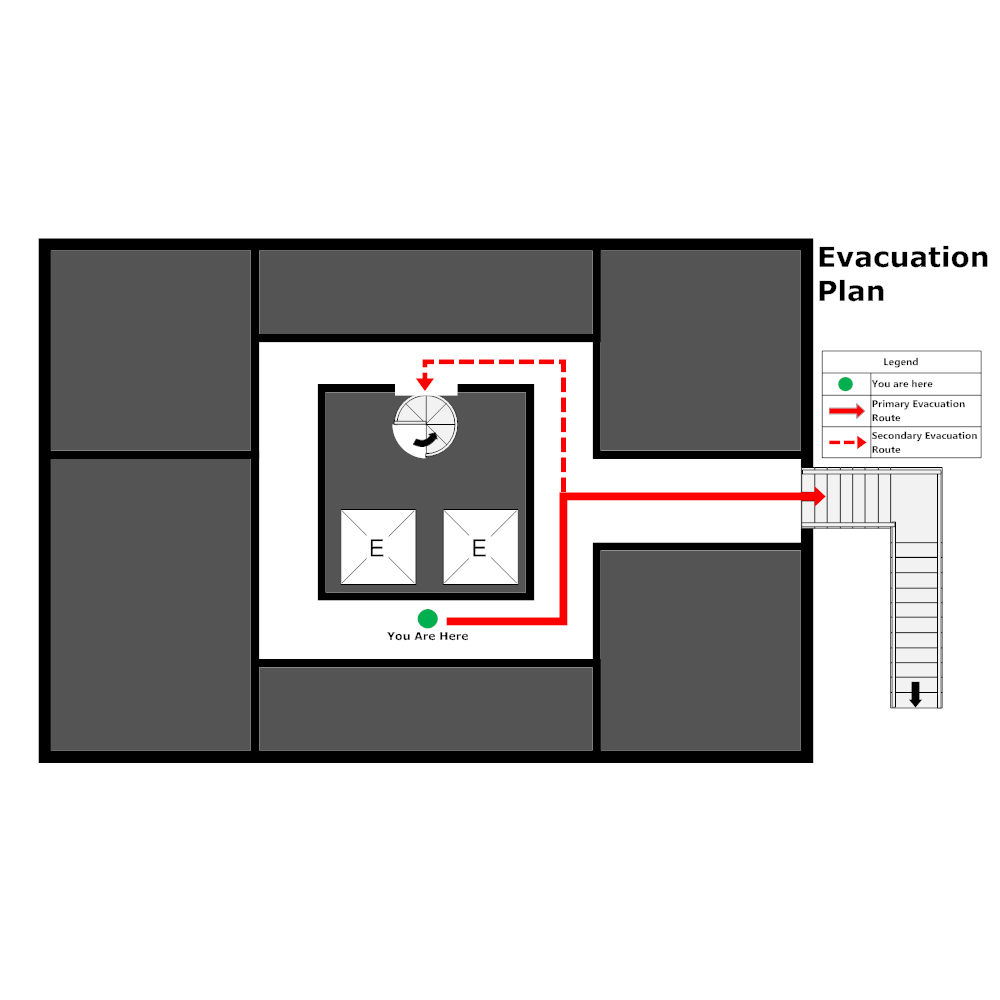 Example Image: Elevator Evacuation Plan - 3
