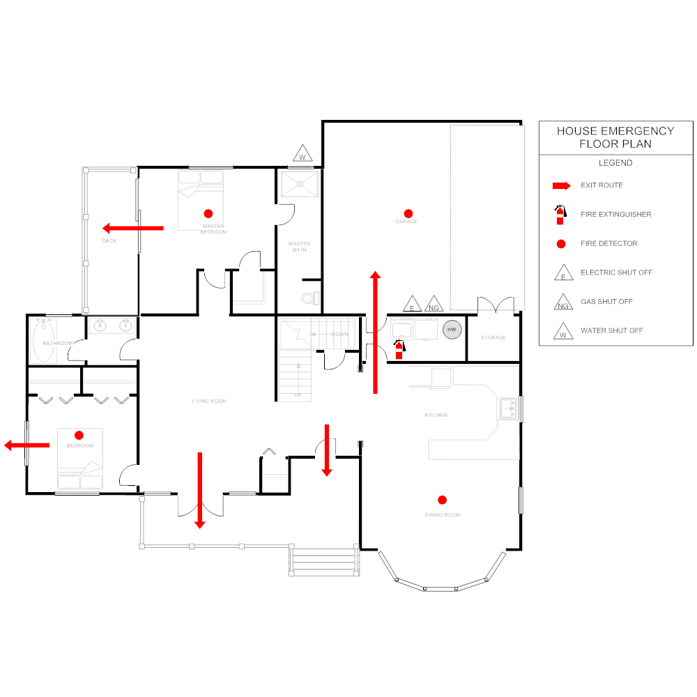 Emergency House  Layout