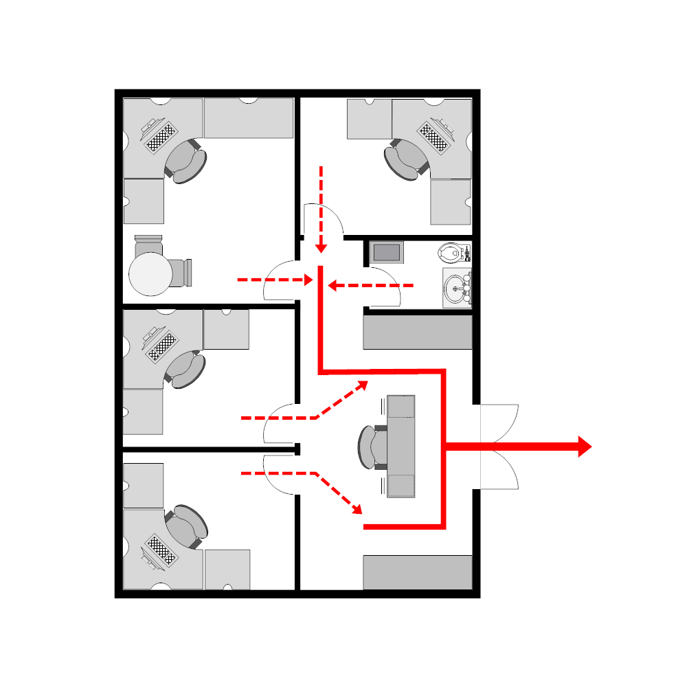 Example Image: Office Evacuation Plan - 1