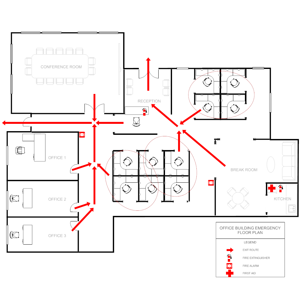 Example Image: Office Evacuation Plan - 2