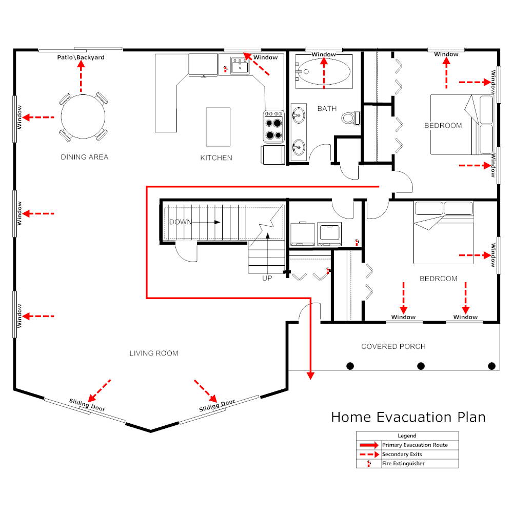 Example Image: Residential Evacuation Plan - 1