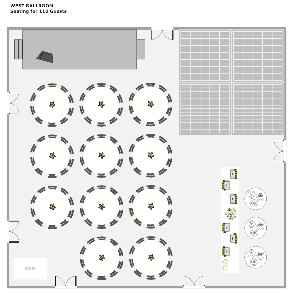 Example Image: Banquet Hall Layout
