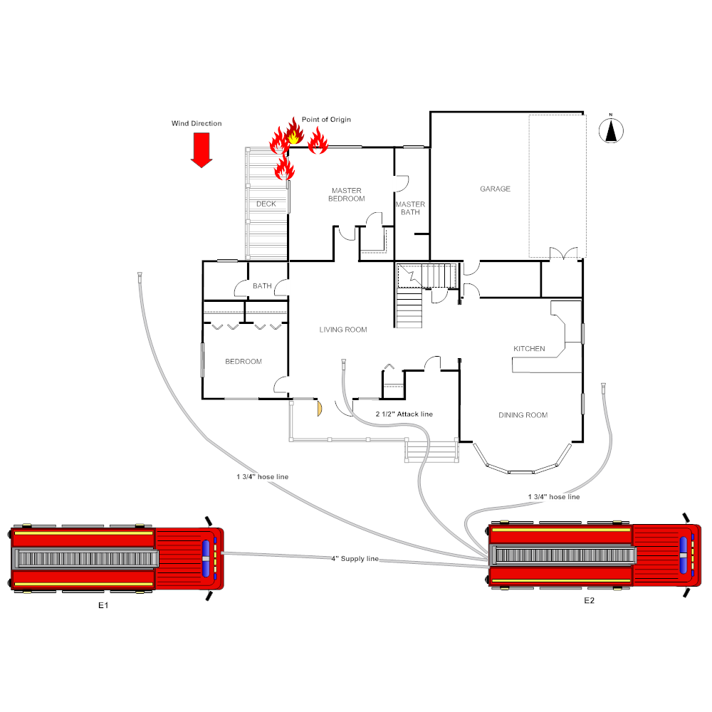 Example Image: Residential Fire Scene
