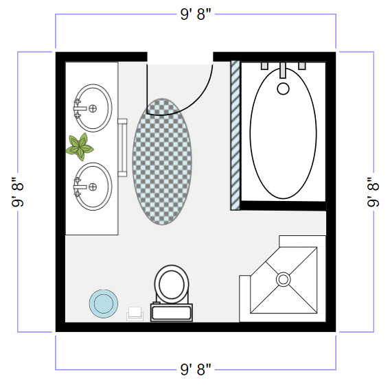 Bathroom Design Software - Bathroom Design Example