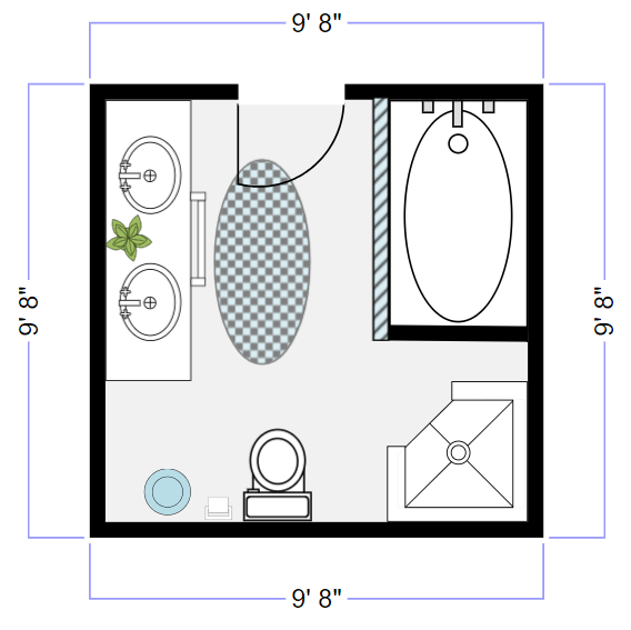 Bathroom Design Free Tool Designer Planner - Small Bathroom Floor Plans Australia
