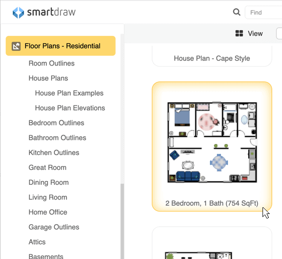 House plan templates