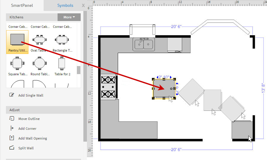 How to Draw a Floor Plan with SmartDraw Create Floor 