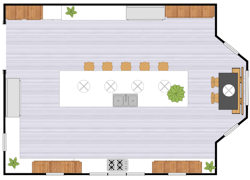 template for kitchen design