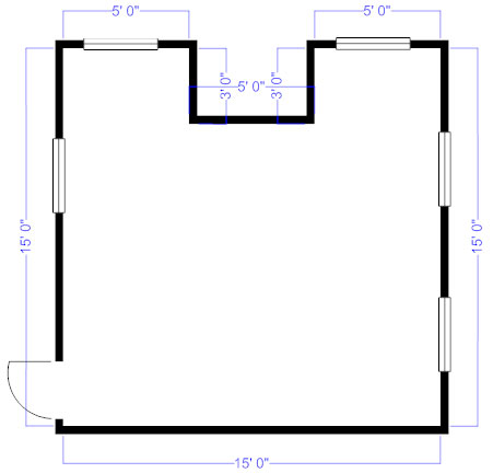 Floor plan perimeter