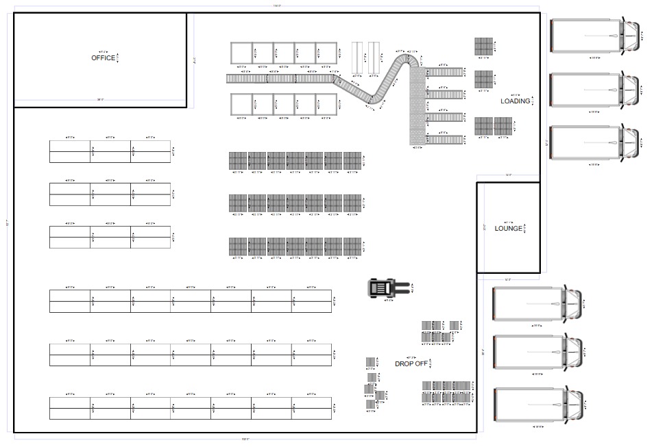 creating a plant layout in Visio Professional 2019
