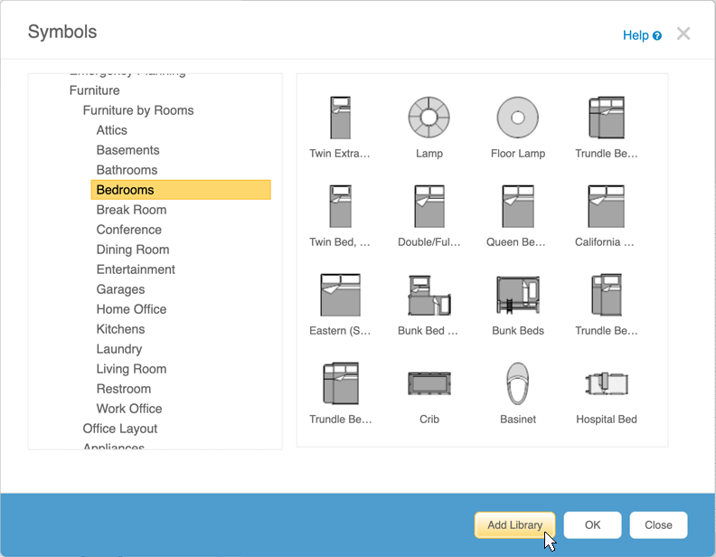 Room Layout Software - Room Layout Templates | Online App