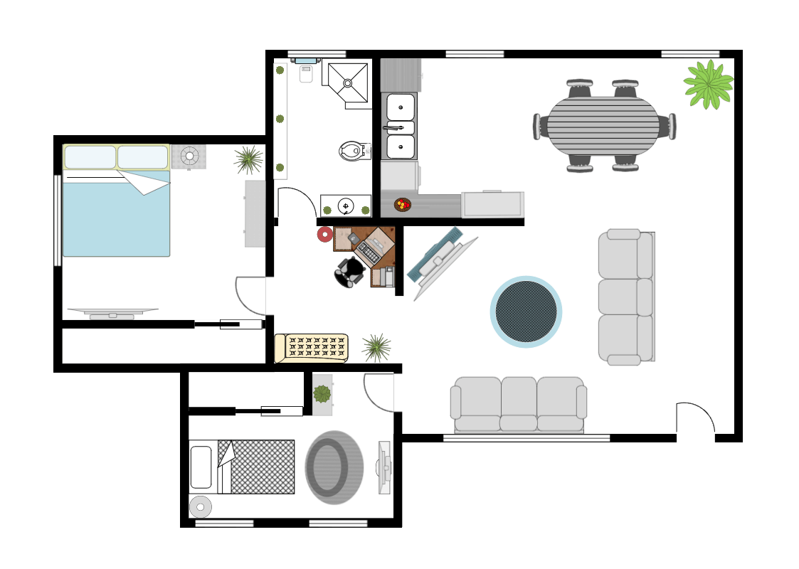 Room plan example