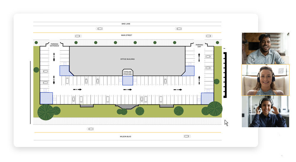 residential site plan drawing
