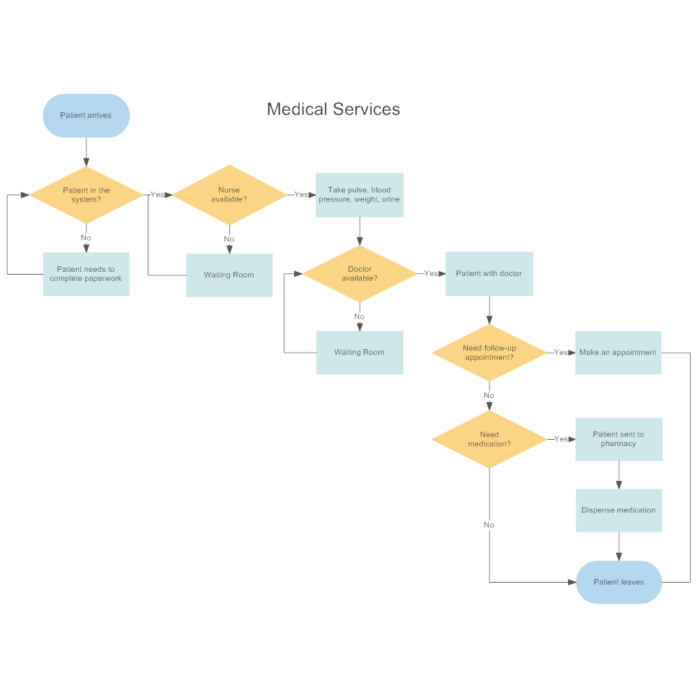 Example Image: Medical Services Flowchart