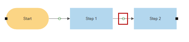 Adjust connector spacing using the line