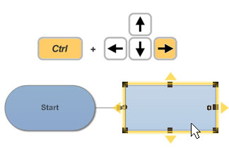 arrow shortcut down symbol keyboard Keyboard shortcut