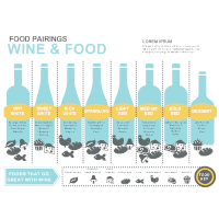 Wine and Food Pairing Infographic
