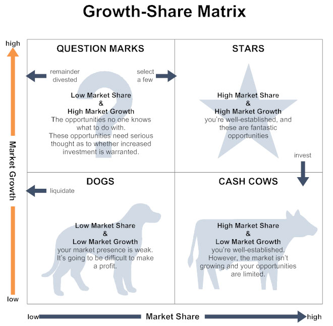 Growth-Share Matrix Example