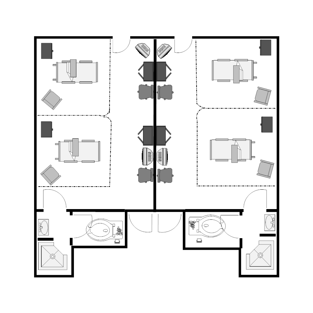 Example Image: Healthcare Facility Plan - Patient Room