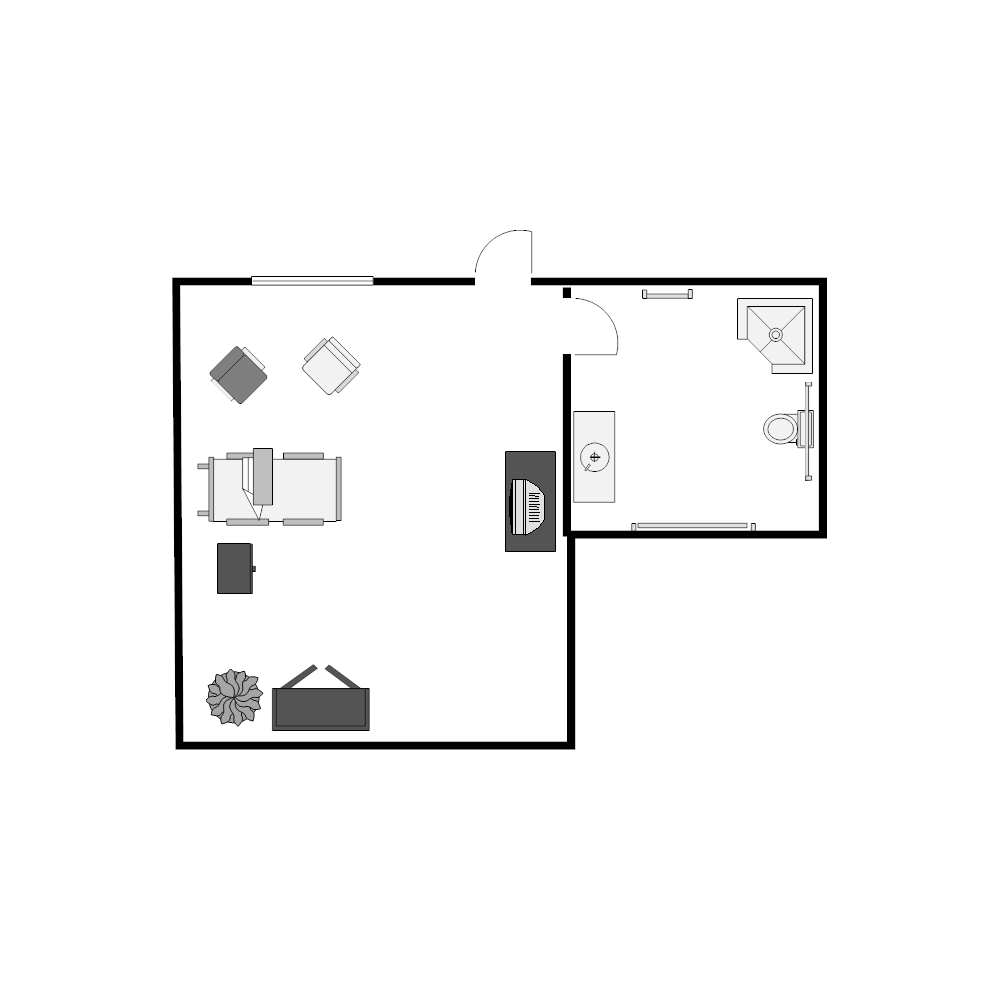 Example Image: Patient Room Floor Plan