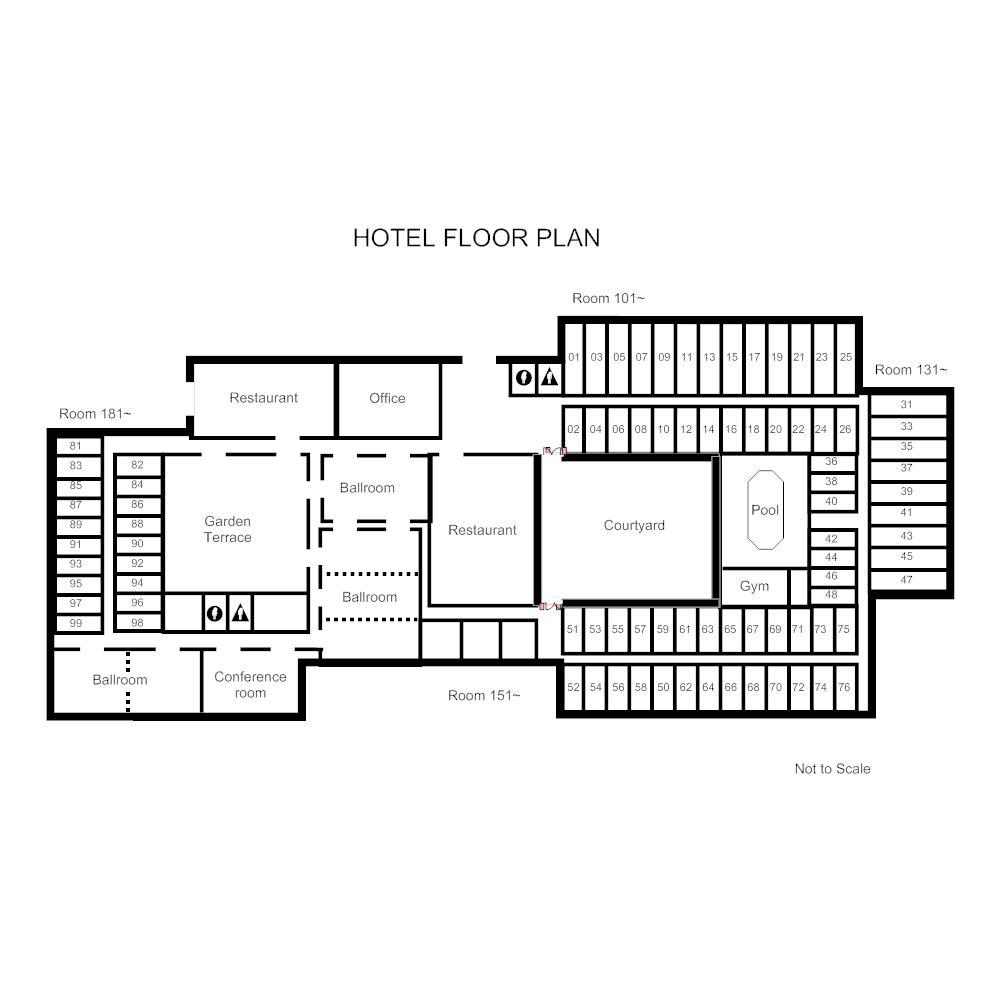 Example Image: Hotel Space Plan