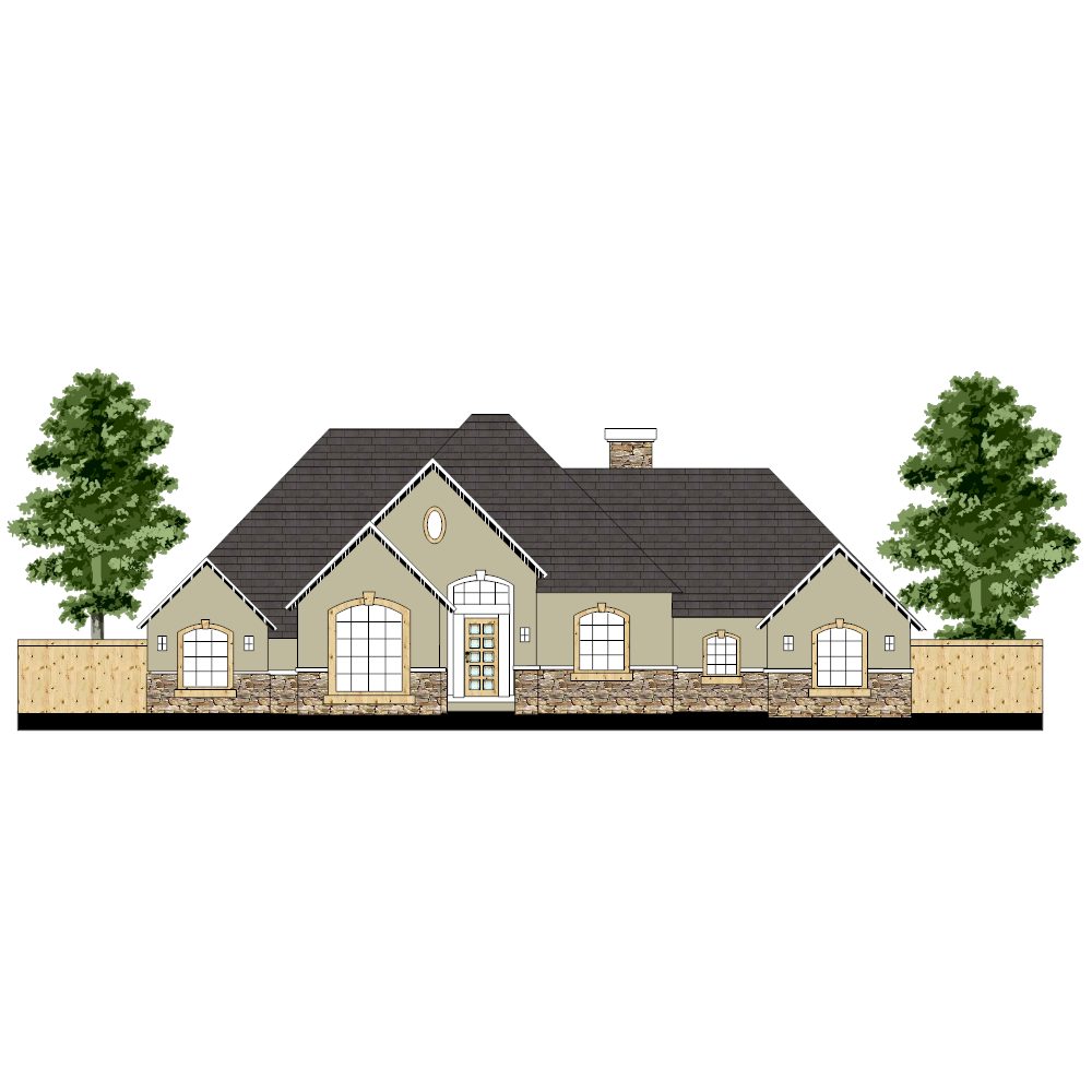 Example Image: House Elevation Plan