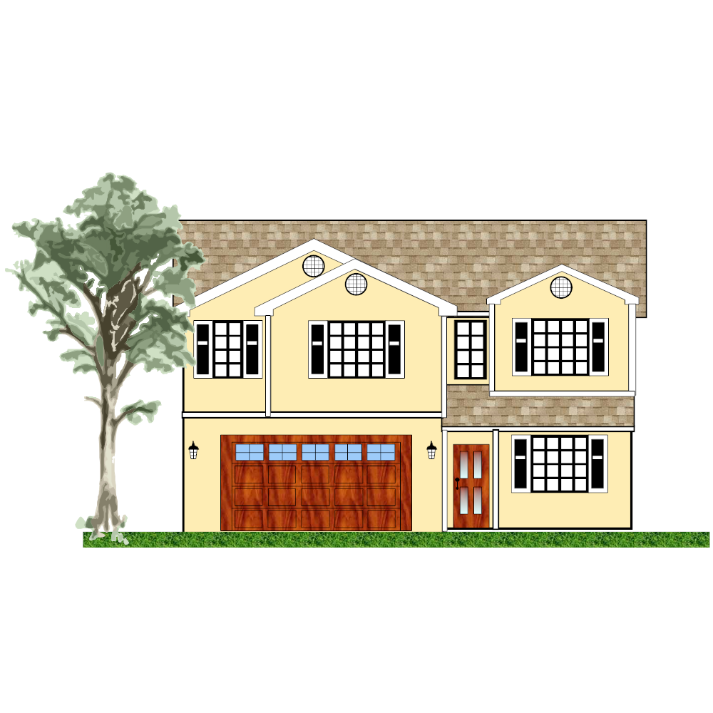 Example Image: House Exterior Plan