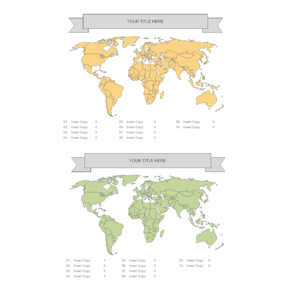Example Image: World Data Map Infographic