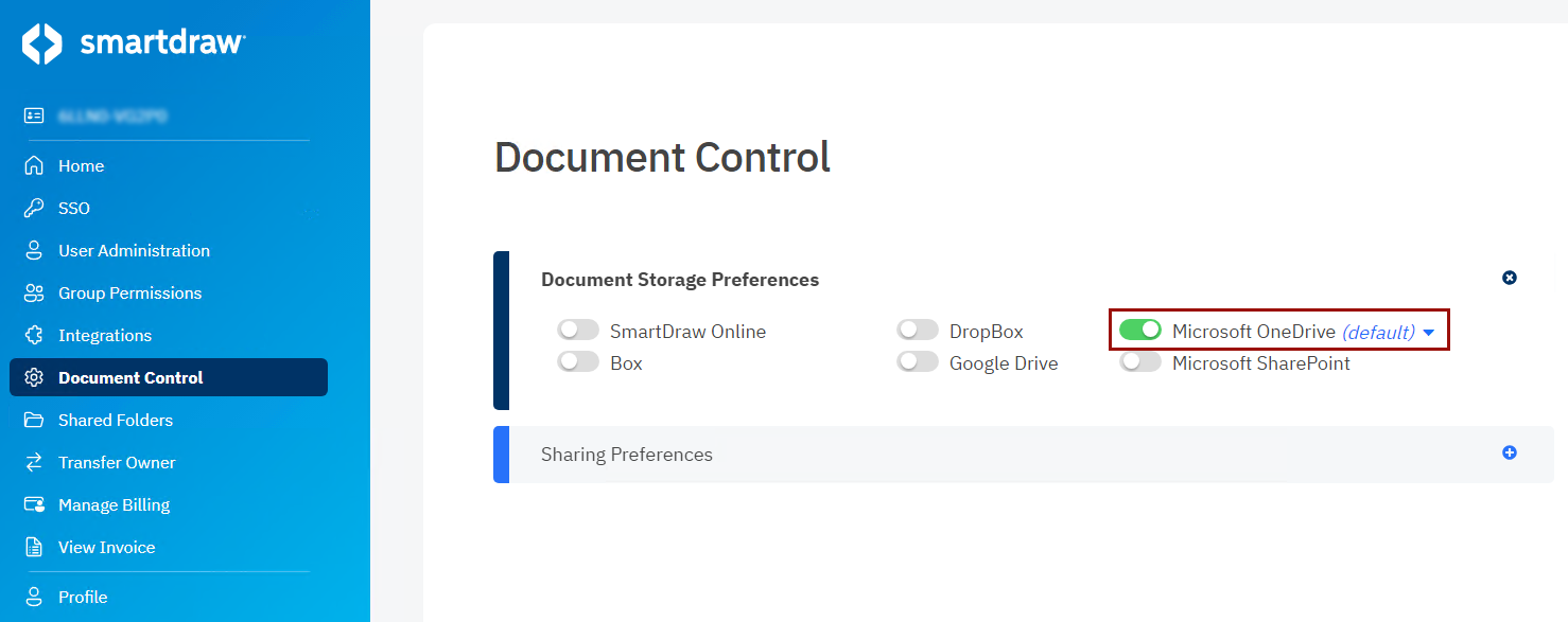 Document Control OneDrive