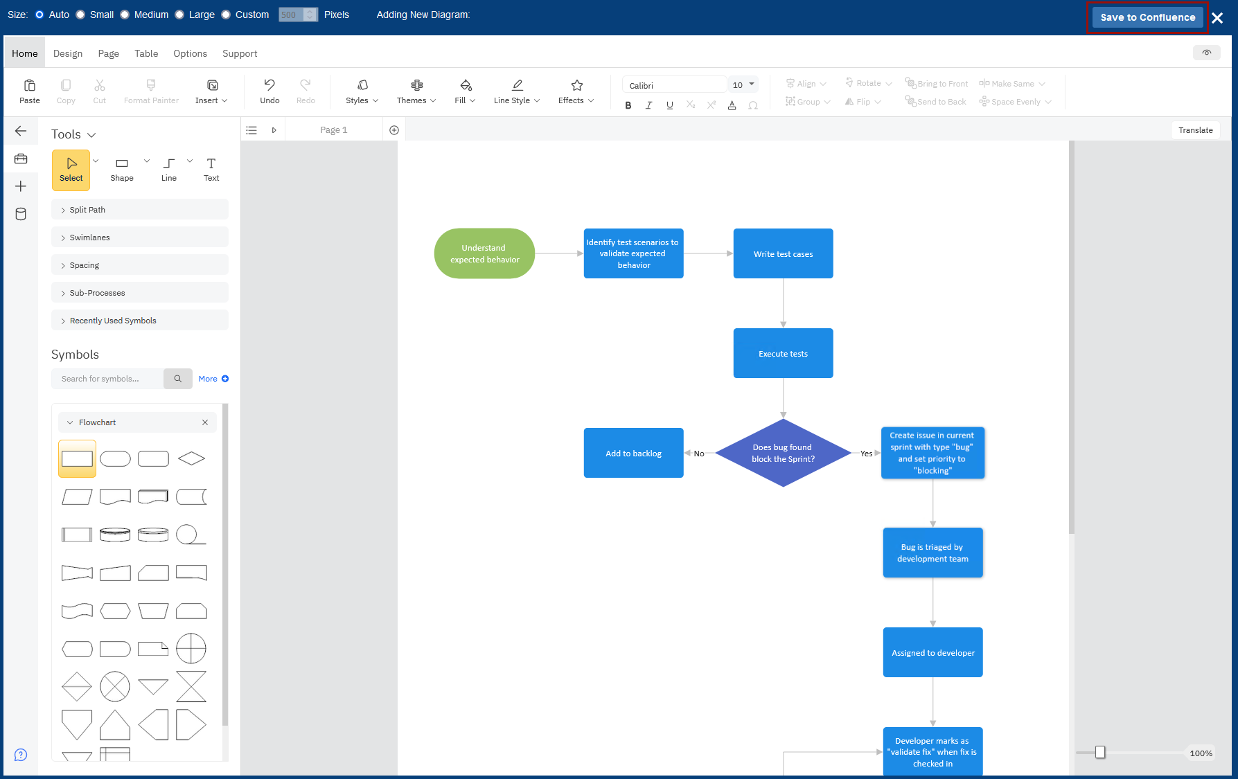 Add a SmartDraw diagram to Confluence